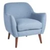Honeybloom Braxton Blue Armchair