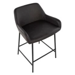 Honeybloom Destin Counter Stool, Dark Brown -Furniture Store honeybloom destin counter stool dark brown 5