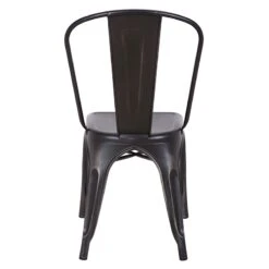 Honeybloom Idris Black Metal Dining Chair -Furniture Store honeybloom idris black metal dining chair 4