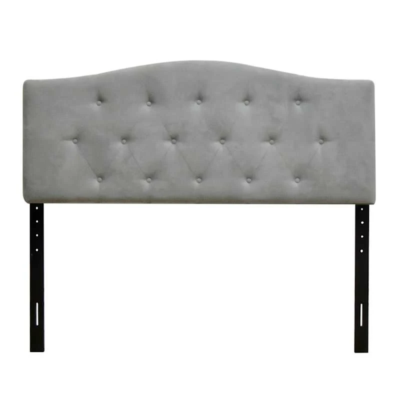 Honeybloom Kane Grey Tufted Headboard, Queen 1 Honeybloom Kane Grey Tufted Headboard, Queen