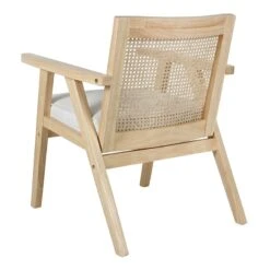 Honeybloom Kanon White Oak Accent Chair -Furniture Store honeybloom kanon white oak accent chair 2