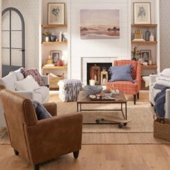 Honeybloom Kayson Paprika Plaid Accent Chair 7 Honeybloom Kayson Paprika Plaid Accent Chair -Furniture Store honeybloom kayson paprika plaid accent chair 3