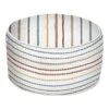 Honeybloom Rainbow Striped Pouf, 20x14