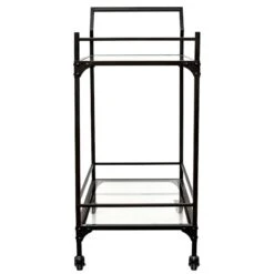 Honeybloom Sage Frost Bar Cart -Furniture Store honeybloom sage frost bar cart 2