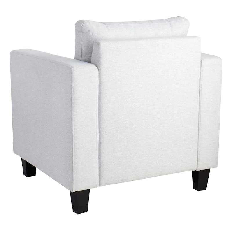 Honeybloom Stone Light Grey Armchair 2 Honeybloom Stone Light Grey Armchair - Image 2