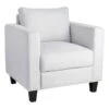 Honeybloom Stone Light Grey Armchair