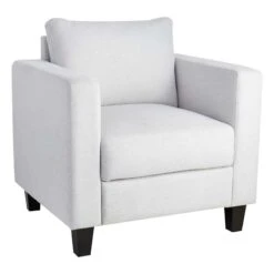 Honeybloom Stone Light Grey Armchair