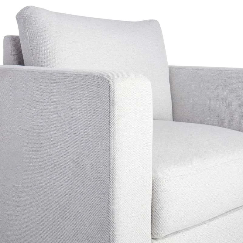 Honeybloom Stone Light Grey Armchair 4 Honeybloom Stone Light Grey Armchair - Image 4