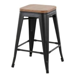 Honeybloom Westfield Counter Stool, Black -Furniture Store honeybloom westfield counter stool black 2