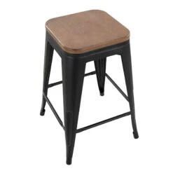 Honeybloom Westfield Counter Stool, Black -Furniture Store honeybloom westfield counter stool black 3