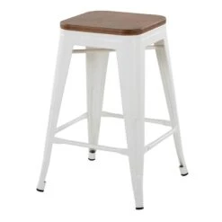 Honeybloom Westfield Counter Stool, White -Furniture Store honeybloom westfield counter stool white 2