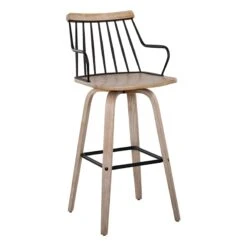 Honeybloom Whitley Swivel Barstool