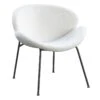 Jagger Accent Chair, White Sherpa
