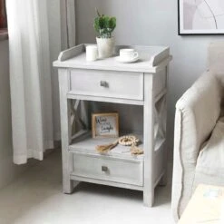 Jane X-Side Table With USB -Furniture Store jane x side table with usb 7