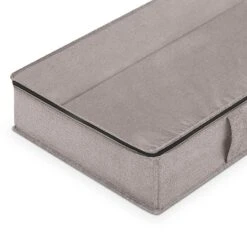 Jumbo Underbed Storage Bag, Black Herringbone -Furniture Store jumbo underbed storage bag black herringbone 3