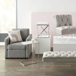 Laila Ali Harlowe Modern Track Armchair 7 Laila Ali Harlowe Modern Track Armchair -Furniture Store laila ali harlowe modern track armchair 3