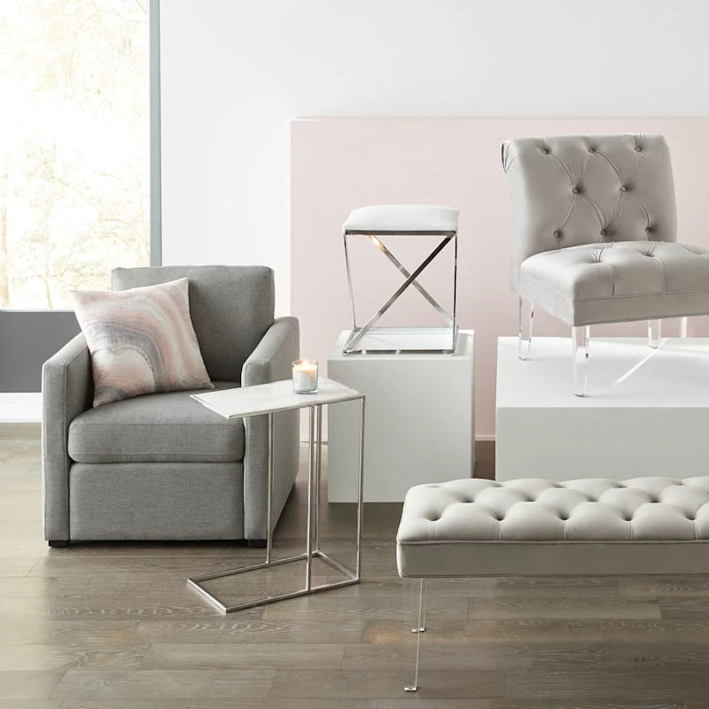 Laila Ali Harlowe Modern Track Armchair 4 Laila Ali Harlowe Modern Track Armchair - Image 4