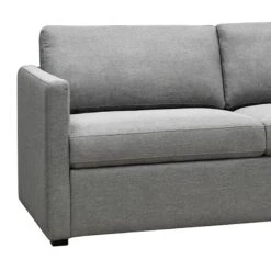 Laila Ali Harlowe Track Arm Sofa Grey -Furniture Store laila ali harlowe track arm sofa grey 3