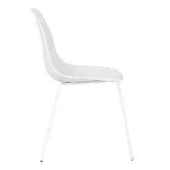 Lily White Dining Chair With Metal Legs 6 Lily White Dining Chair With Metal Legs -Furniture Store lily white dining chair with metal legs 2