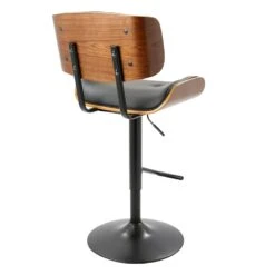 Lombardi Adjustable Faux Leather Barstool -Furniture Store lombardi adjustable faux leather barstool 2