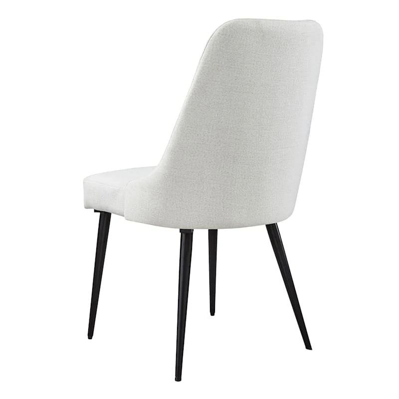 Mereen Linen Dining Chair 3 Mereen Linen Dining Chair - Image 3
