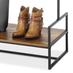 Modern Industrial Garment Rack -Furniture Store modern industrial garment rack 2