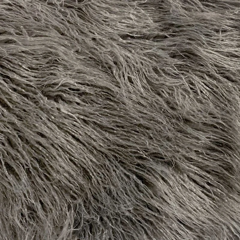 Mongolian Pouf, Grey 2 Mongolian Pouf, Grey - Image 2