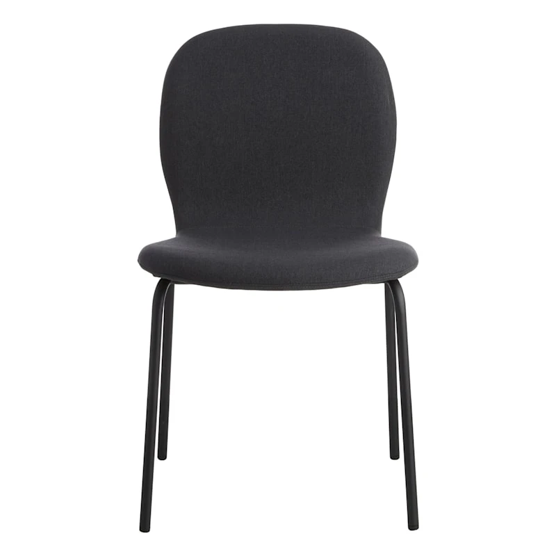 Preston Stackable Dining Chair, Charcoal 3 Preston Stackable Dining Chair, Charcoal - Image 3