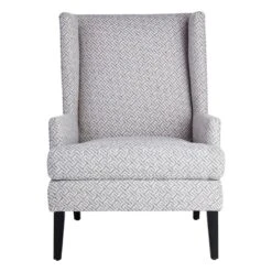 Providence Asher Greek Key Accent Chair, Grey -Furniture Store providence asher greek key accent chair grey 2