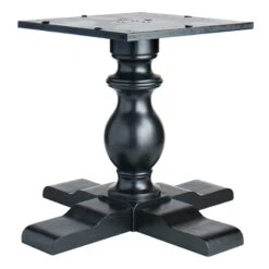 Providence Evening Mist Black Cylinder Table Pedestal, Top & Base Sold Separately -Furniture Store providence evening mist black cylinder table pedestal top base sold separately 3