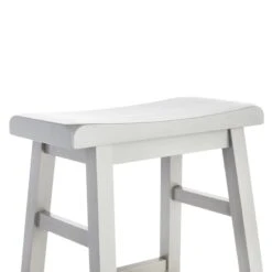 Providence Grey Saddle Backless Counter Stool, 24" -Furniture Store providence grey saddle backless counter stool 24 2