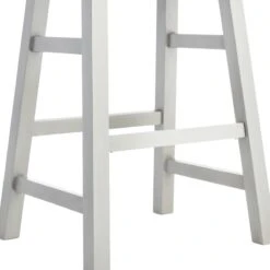 Providence Grey Saddle Backless Counter Stool, 24" -Furniture Store providence grey saddle backless counter stool 24 3