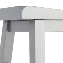 Providence Grey Saddle Backless Counter Stool, 24" -Furniture Store providence grey saddle backless counter stool 24 4