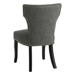 Providence Jhene II Studded Back Dining Chair, Grey 5 Providence Jhene II Studded Back Dining Chair, Grey -Furniture Store providence jhene ii studded back dining chair grey 2