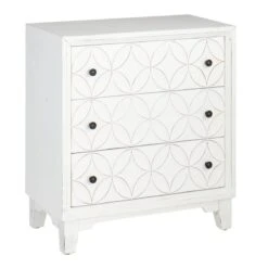 Furniture Store 35 Providence Lorie White 3-Drawer Cabinet