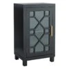 Providence Merrick Black 1-Door Cabinet