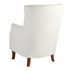 Providence Norfolk White Tufted Accent Chair -Furniture Store providence norfolk white tufted accent chair 2