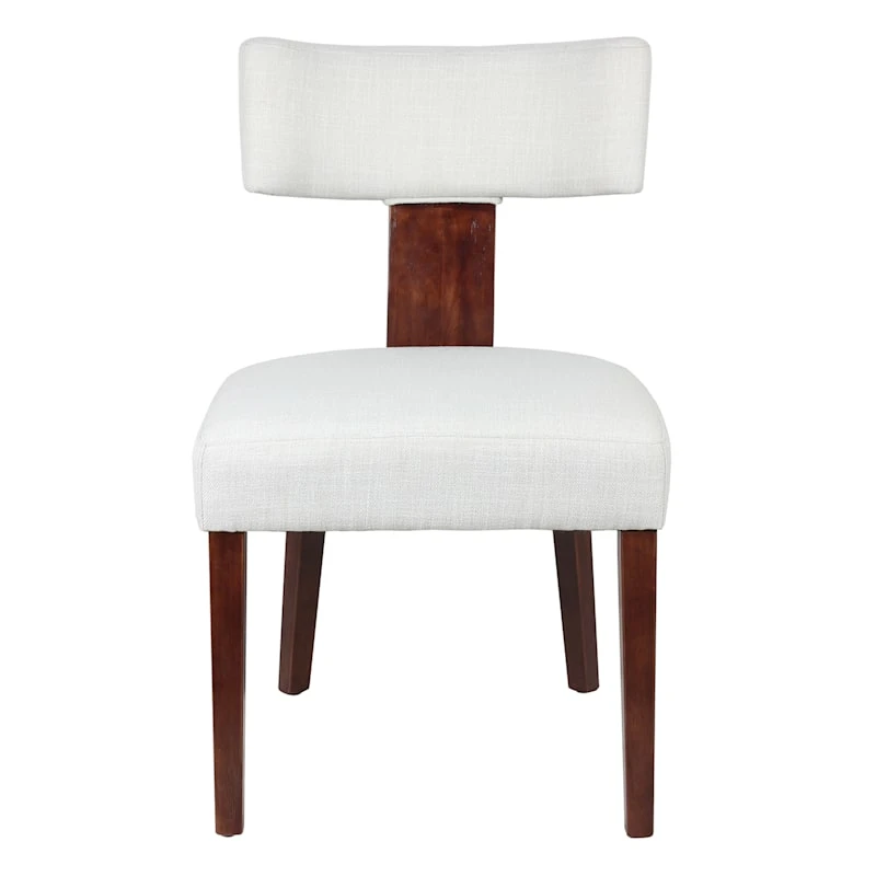 Providence Presley T-Back Dining Chair, White 2 Providence Presley T-Back Dining Chair, White - Image 2