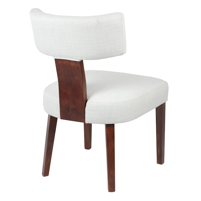 Providence Presley T-Back Dining Chair, White 3 Providence Presley T-Back Dining Chair, White - Image 3