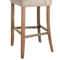 Providence Ring Back Barstool, Linen -Furniture Store providence ring back barstool linen 4
