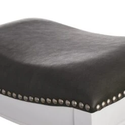 Providence Rylan Backless Barstool, White 7 Providence Rylan Backless Barstool, White -Furniture Store providence rylan backless barstool white 3