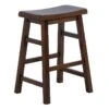 Providence Saddle Counter Stool, Walnut