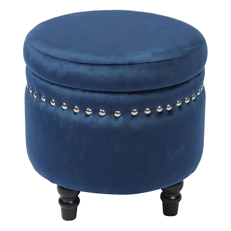 Providence Stanley Storage Ottoman, Navy Blue 1 Providence Stanley Storage Ottoman, Navy Blue