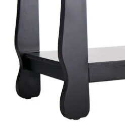 Providence Theodore Black 3-Tier Thick Leg Bookshelf, 29" -Furniture Store providence theodore black 3 tier thick leg bookshelf 29 3