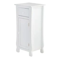 Providence Theodore White 1-Drawer Cabinet End Table, 29" -Furniture Store providence theodore white 1 drawer cabinet end table 29 2
