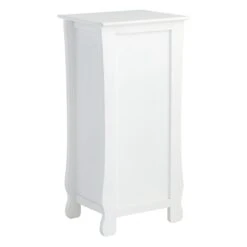 Providence Theodore White 1-Drawer Cabinet End Table, 29" -Furniture Store providence theodore white 1 drawer cabinet end table 29 4