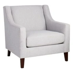 Providence Wells Accent Chair, Light Grey