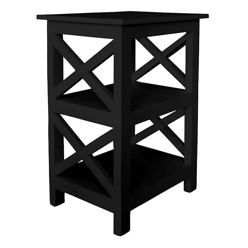 Providence Xavier Accent Table, Black 1 Providence Xavier Accent Table, Black