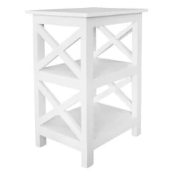 Providence Xavier Accent Table, White