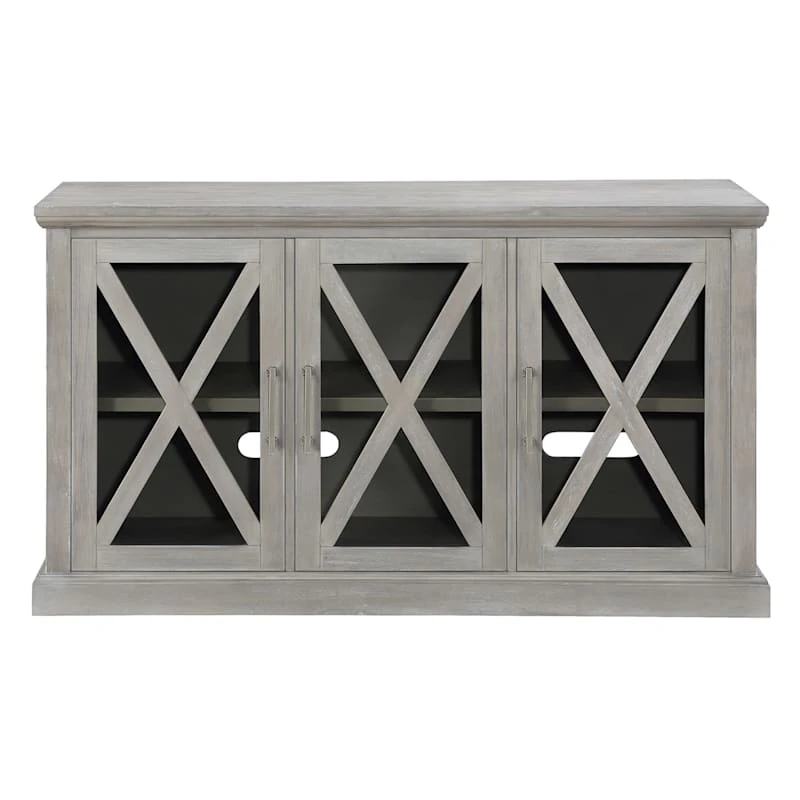 Rowan 3-Drawer Grey Cabinet 2 Rowan 3-Drawer Grey Cabinet - Image 2